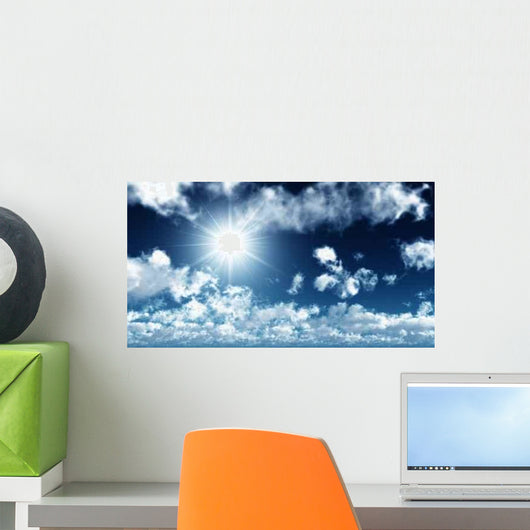 Dramatic Summer Sky Wall Decal