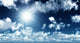 Dramatic Summer Sky Wall Decal
