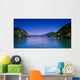 Lugano city and lake. Wall Mural