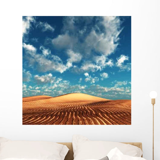 Red Dunes Wall Decal