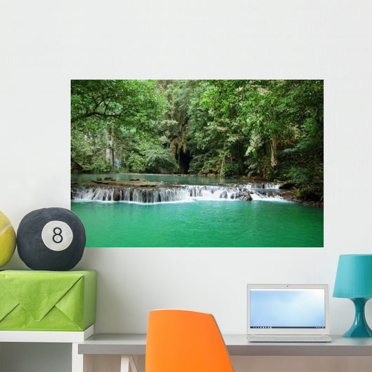 Jungle Lagoon Wall Decal Design 2