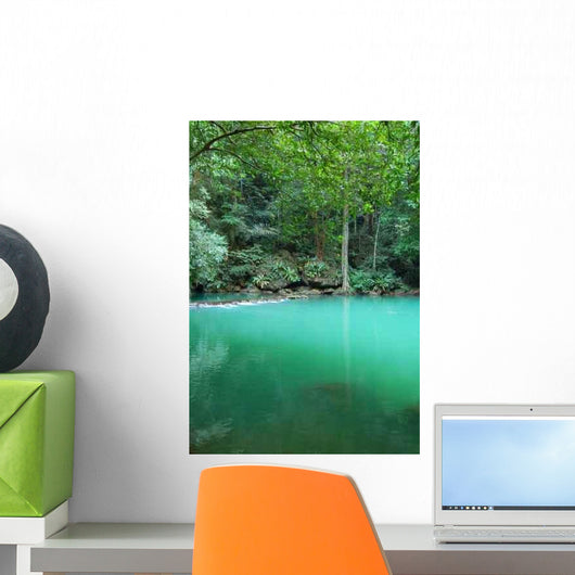 Jungle Lagoon Wall Decal Design 1