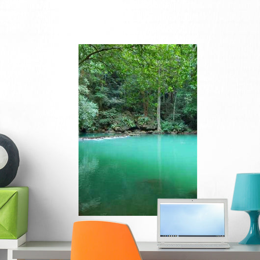 Jungle Lagoon Wall Decal Design 1