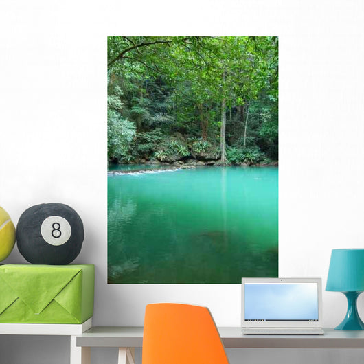 Jungle Lagoon Wall Decal Design 1