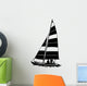 Sailboat Vinyl Ready Vector Illustration Wall Decal