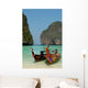Long Tail Boats Wall Decal Design 4