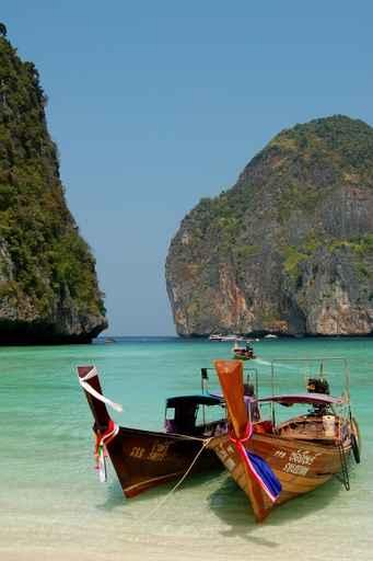 Long Tail Boats Wall Decal Design 4