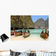 Long Tail Boats Wall Decal Design 3