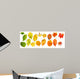Rainbow Autumn Leaves Wall Stickers