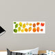 Rainbow Autumn Leaves Wall Stickers