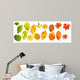 Rainbow Autumn Leaves Wall Stickers