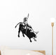 Bull Riding Vinyl Ready Vector Illustration Wall Decal