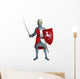 Warrior Medieval knight Wall Decal