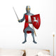 Warrior Medieval knight Wall Decal