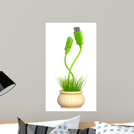 Green Technology Wall Decal