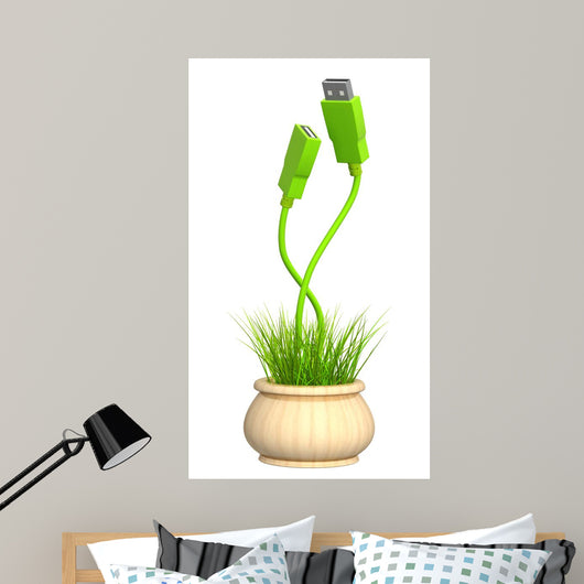 Green Technology Wall Decal