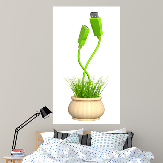 Green Technology Wall Decal