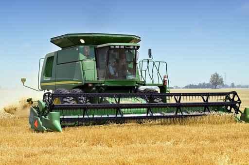 Wheat Harvesting Wall Decal