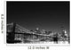 Brooklyn Bridge and Manhattan Skyline At Night, New York City Wall Mural