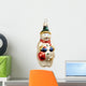 christmas snowman ornament Wall Decal