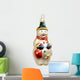 christmas snowman ornament Wall Decal