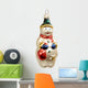 christmas snowman ornament Wall Decal