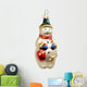 christmas snowman ornament Wall Decal