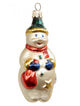 christmas snowman ornament Wall Decal