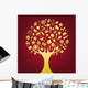 Gold Tree Wall Mural