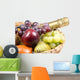 Fruit and Champagne in a Basket Wall Mural