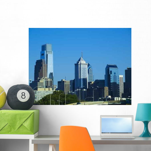 Philadelphia Skyline Wall Decal