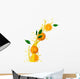 Orange Juice White Wall Decal