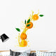Orange Juice White Wall Decal