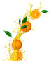 Orange Juice White Wall Decal