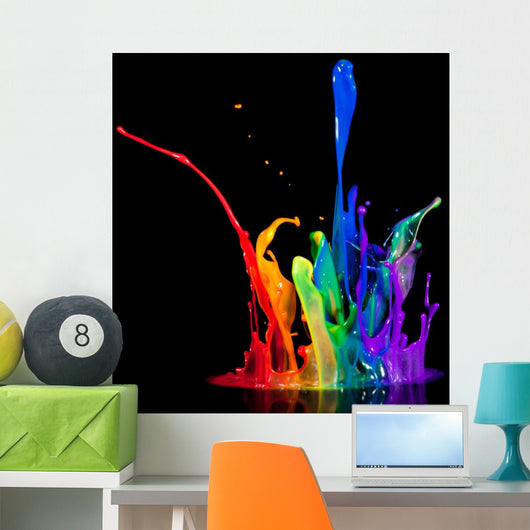 Paint Splash Wall Mural