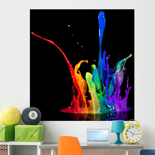Paint Splash Wall Mural