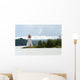 Bras D'Or lake lighthouse near Baddeck, Cape Breton, Nova Scotia Wall Mural