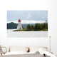 Bras D'Or lake lighthouse near Baddeck, Cape Breton, Nova Scotia Wall Mural