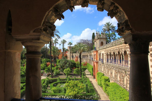 Gardens Alcazar Seville Spain