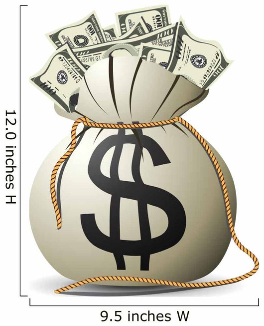 Money Bag Wall Decal