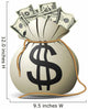 Money Bag Wall Decal
