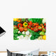 Fresh Vegetables and Fruits Wall Mural