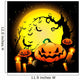 halloween evil pumpkin vector Wall Mural