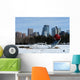 minneapolis skyline from scupture garden Wall Mural