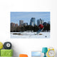 minneapolis skyline from scupture garden Wall Mural