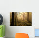 Spring woods at dawn Wall Mural