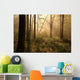 Spring woods at dawn Wall Mural