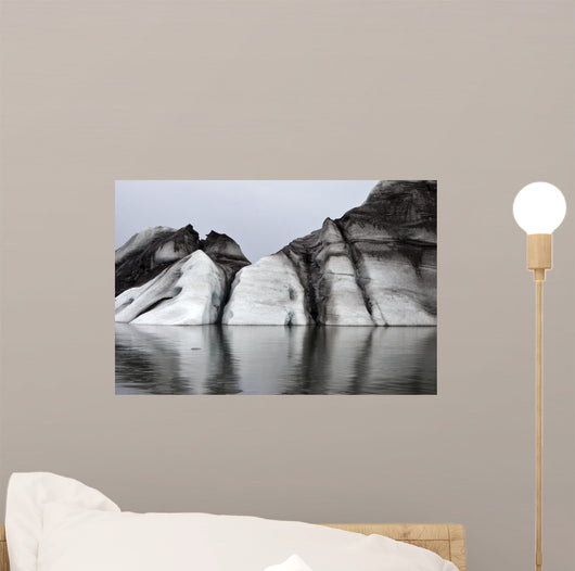 Eisberge, JÃ¶kulsarlon, Island Wall Mural