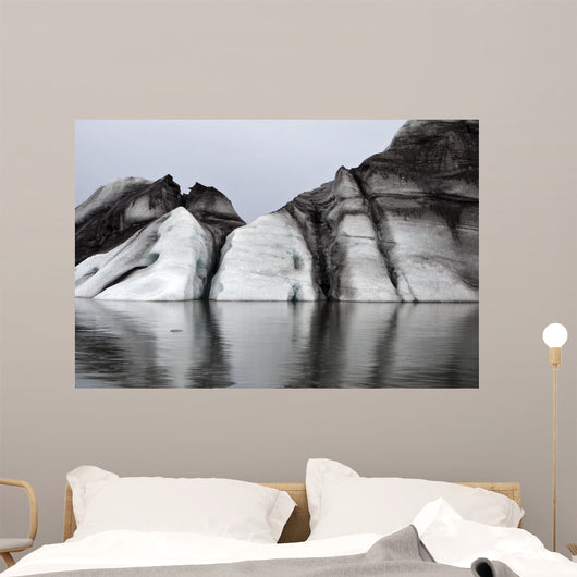 Eisberge, JÃ¶kulsarlon, Island Wall Mural
