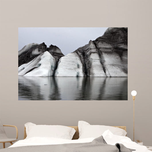 Eisberge, JÃ¶kulsarlon, Island Wall Mural